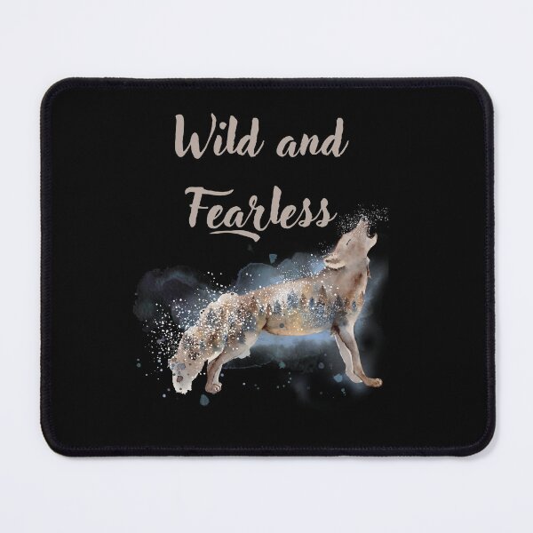 Item preview, Watercolour wolf with a slogan designed and sold by RahyasDesign.