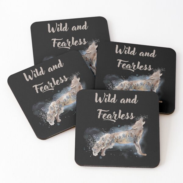 Item preview, Watercolour wolf with a slogan designed and sold by RahyasDesign.