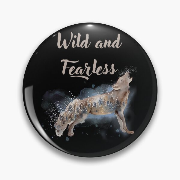 Item preview, Watercolour wolf with a slogan designed and sold by RahyasDesign.