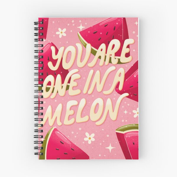 Item preview, You are one in a melon - hand-lettering and watermelon illustration designed and sold by BlueLela.