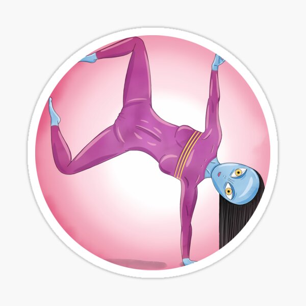 Blue's Yoga Pose Sticker