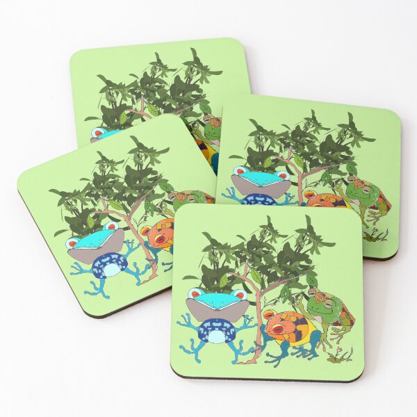 Item preview, Colorful  Frogs  designed and sold by Soniawithani.