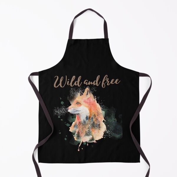 Artikelvorschau, Aquarellfuchs mit Slogan entworfen und verkauft von RahyasDesign.