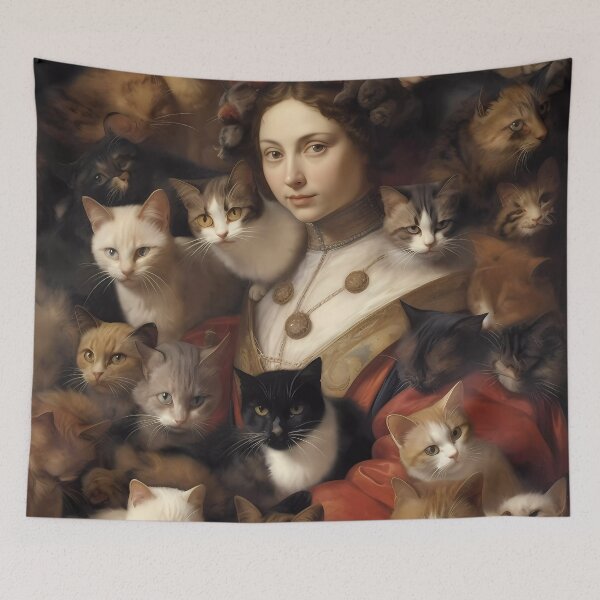 Item preview,   Renaissance Cat Lady  designed and sold by KateAndersonLTD.