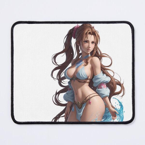 Item preview, Aerith Final Fantasy Watercolour Splash Art designed and sold by craftyartsdigi.