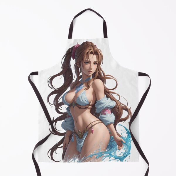 Item preview, Aerith Final Fantasy Watercolour Splash Art designed and sold by craftyartsdigi.