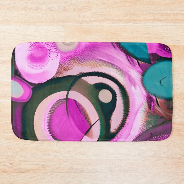Item preview, Abstract Pink And Aqua Blue Circular Design  designed and sold by Rell1970.