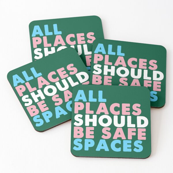 Item preview, All Places Should Be Safe Spaces - Trans Pride designed and sold by noiabinhyenn.