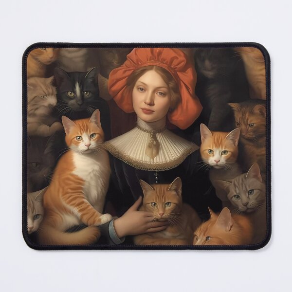 Item preview, Renaissance Cat Lady  designed and sold by KateAndersonLTD.