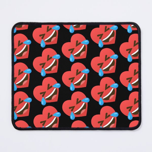 Item preview, Sideways Laughing Hard with Tears, LOL Red Heart Emoji designed and sold by ScrappyDesigns.