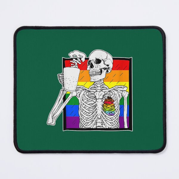 Item preview, Goth Skeleton Coffee Gay Lesbian Pride Human Heart Lgbt Ally designed and sold by noiabinhyenn.