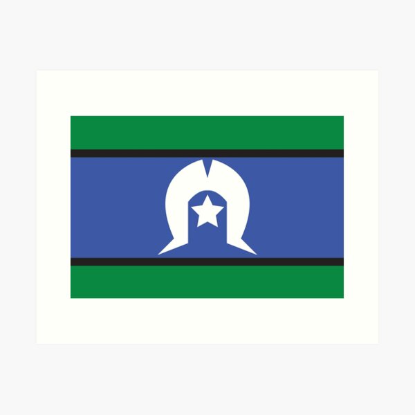 Torres Strait Islander Flag Art Print
