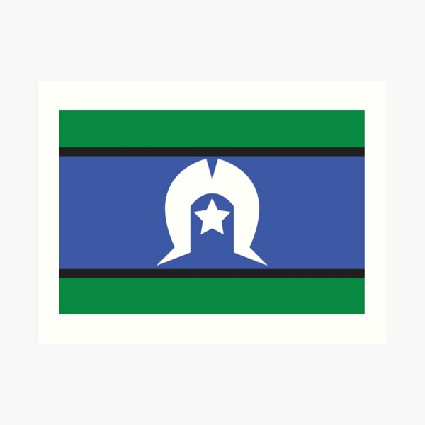 Torres Strait Islander Flag Art Print