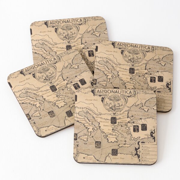 Item preview, Journey of Jason and the Argonauts Map designed and sold by moviemaniacs.