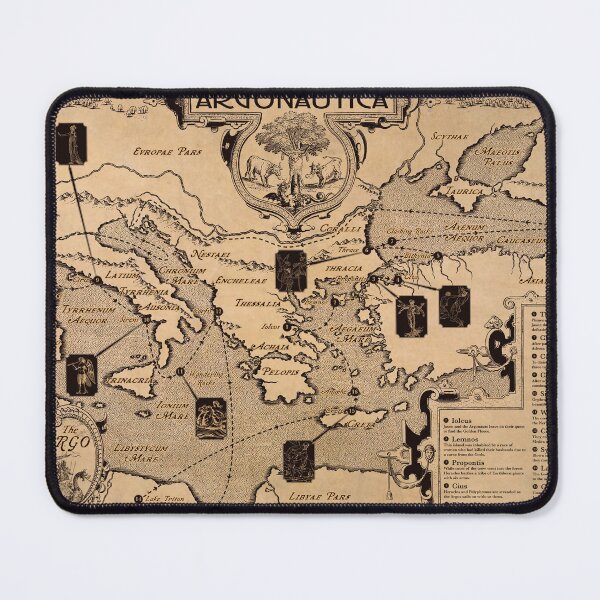 Item preview, Journey of Jason and the Argonauts Map designed and sold by moviemaniacs.