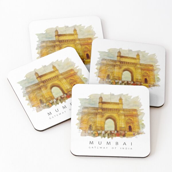 Item preview, Mumbai: Gateway of India in Watercolor Art designed and sold by ShubhankarK.