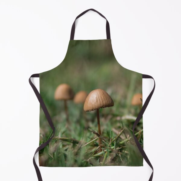 Item preview, Little brown mushroom in grass designed and sold by ArtyBuys.