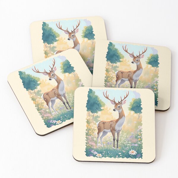 Item preview, A majestic white-tailed deer designed and sold by Lorredraw.