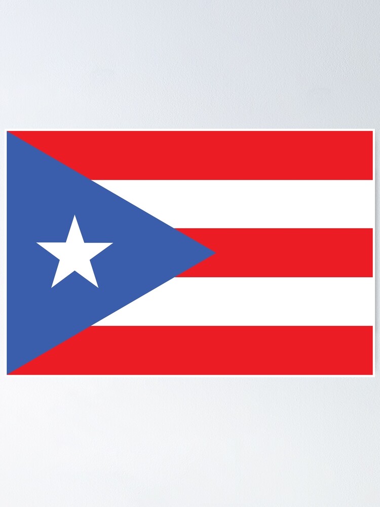 Thumbnail 1 of 3, Poster, Puerto Rico designed and sold by wickedcartoons.