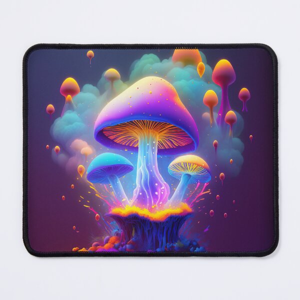 Item preview, Abstract Mushrooms #5 designed and sold by mushroomartshop.