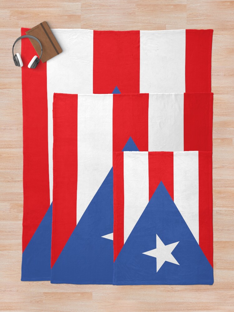 Thumbnail 5 of 6, Throw Blanket, Puerto Rico designed and sold by wickedcartoons.