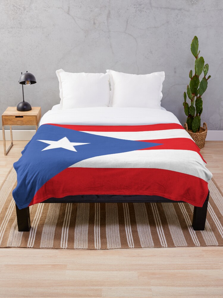 Thumbnail 1 of 6, Throw Blanket, Puerto Rico designed and sold by wickedcartoons.