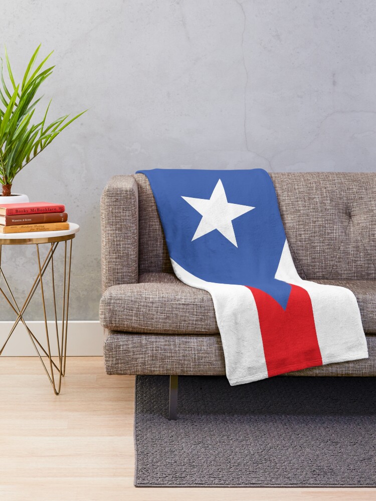Thumbnail 2 of 6, Throw Blanket, Puerto Rico designed and sold by wickedcartoons.