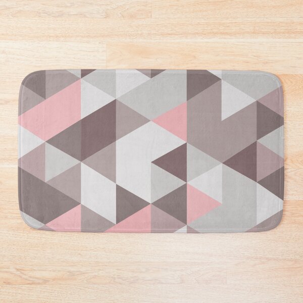 Item preview, pastel pink triangles  designed and sold by ElaSzczepaniak.