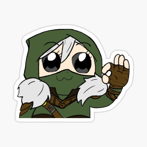 Item preview, Wood elves sticker designed and sold by JamesinaQuinn.