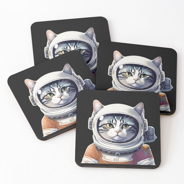 Item preview, Katzen-astronaut 2 designed and sold by Finity Atelier.
