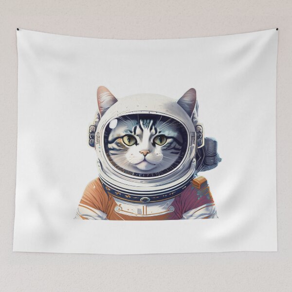 Item preview, Katzen-astronaut 2 designed and sold by Finity Atelier.