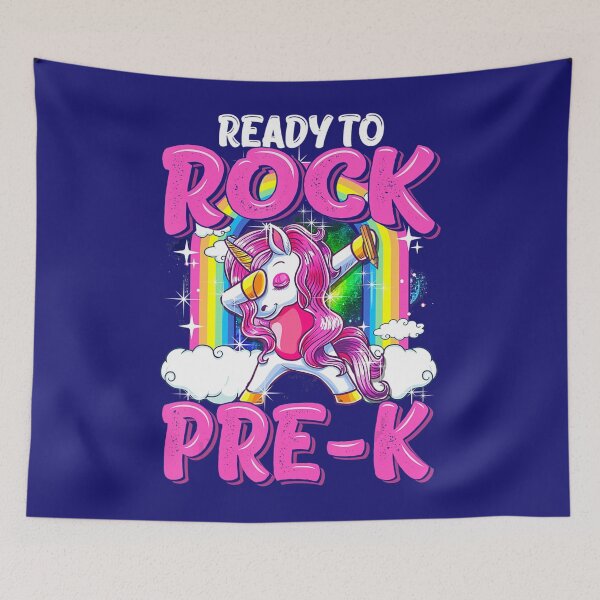 Item preview, Ready To Rock Pre-K Dabbing Unicorn Back To School 	 	 	 designed and sold by pbprgllegpt47.