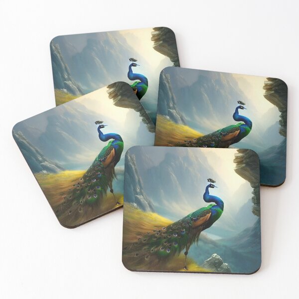 Item preview, Stunning Peacock Artwork - Vibrant and Colorful - Perfect for Home Decor designed and sold by atlastroy.