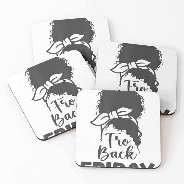 Item preview, Fro-Back Friday Black Girl Messy Afro Hair Bun Women & Girls T-Shirt designed and sold by CummerataPenelo.