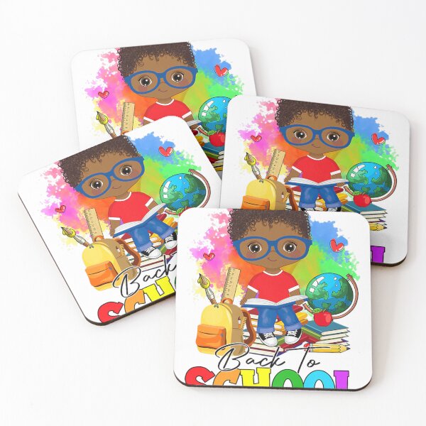 Item preview, Funny Back To School Afro Boy & Backpack 1st Day Of School Premium T-Shirt designed and sold by CummerataPenelo.