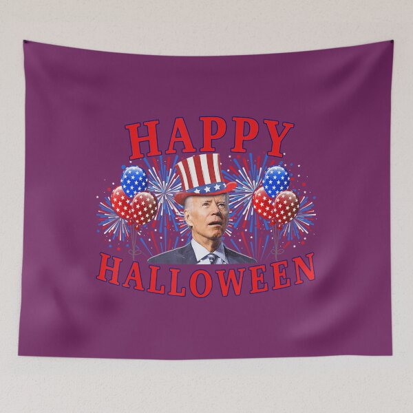 Item preview, Funny Anti Joe Biden Happy Halloween 4th Of July 	 	 	 	 designed and sold by dljsfmiwpdy50.