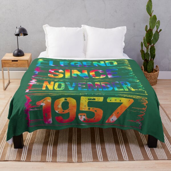 Item preview, November 65 Years Old Since 1957 65th Birthday 	 Tie Dye 	 	 designed and sold by ssqovsclqy96.