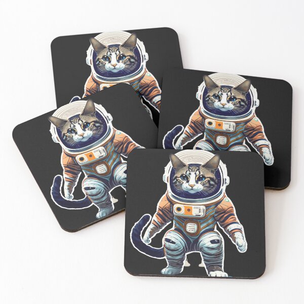 Item preview, Katzen-astronaut 4 designed and sold by Finity Atelier.