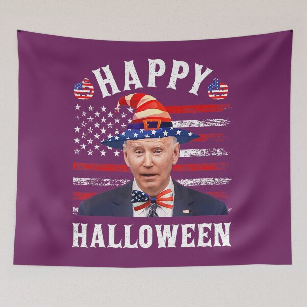 Item preview, Funny Anti Joe Biden Happy Halloween 4th Of July 	 	 	 	 designed and sold by dljsfmiwpdy50.