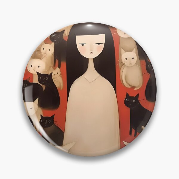 Item preview, Cave Art Cat Lady designed and sold by KateAndersonLTD.
