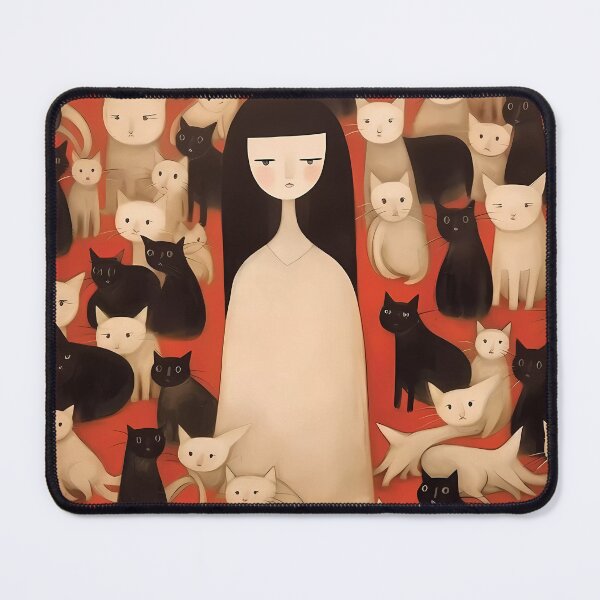 Item preview, Cave Art Cat Lady designed and sold by KateAndersonLTD.