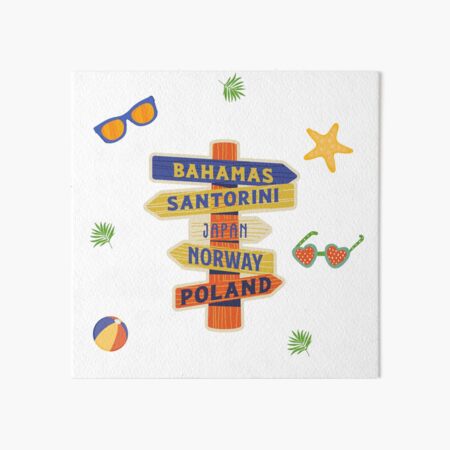 Item preview, Summer travel and spirits designed and sold by printsandpixels.