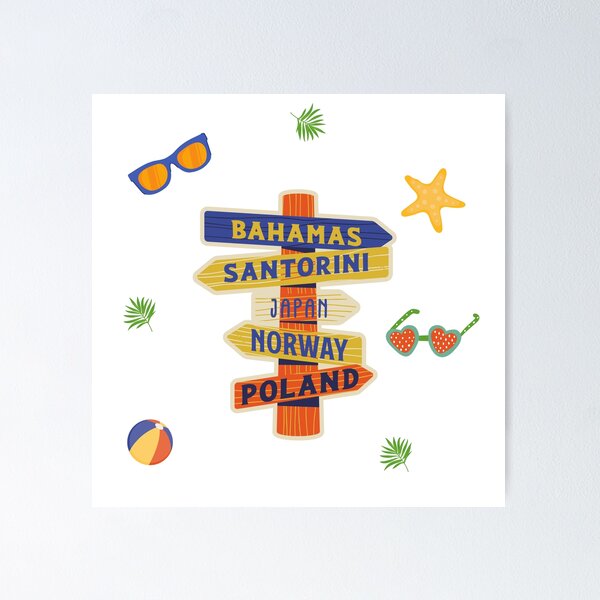 Item preview, Summer travel and spirits designed and sold by printsandpixels.