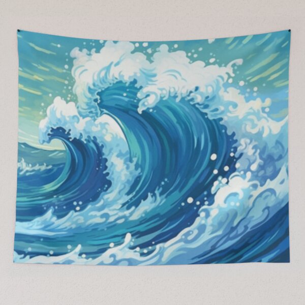 Item preview, Painting of waves designed and sold by SPECTRA005.