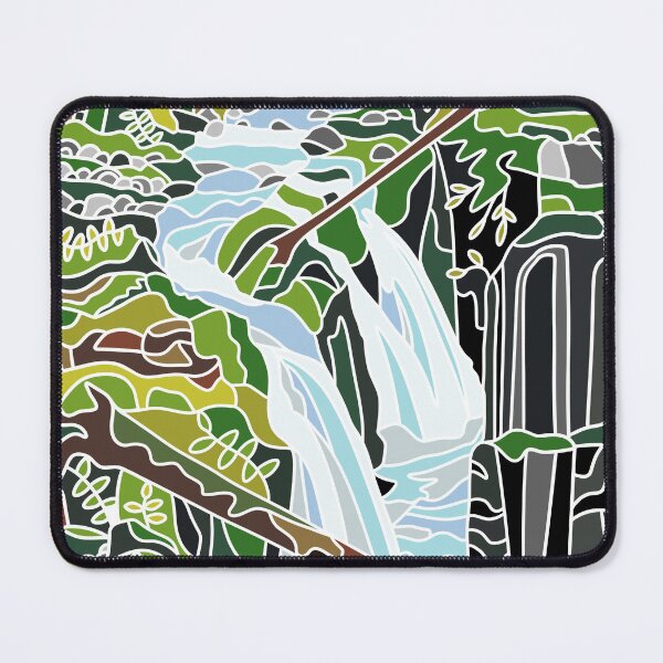 Item preview, Olympic National Park Stained Glass Window designed and sold by scribbletank.