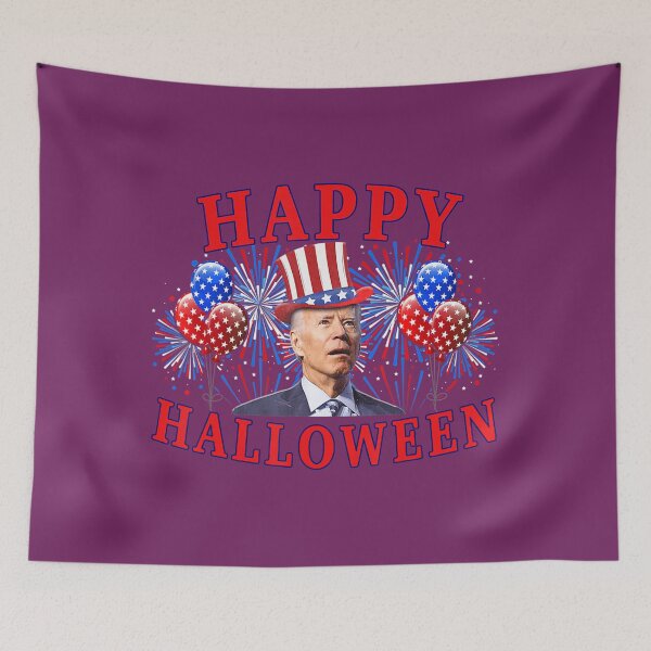 Item preview, Funny Anti Joe Biden Happy Halloween 4th Of July 	 	 	 	 designed and sold by dljsfmiwpdy50.