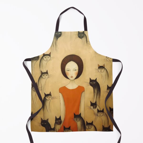 Item preview, Cave Art Cat Lady designed and sold by KateAndersonLTD.