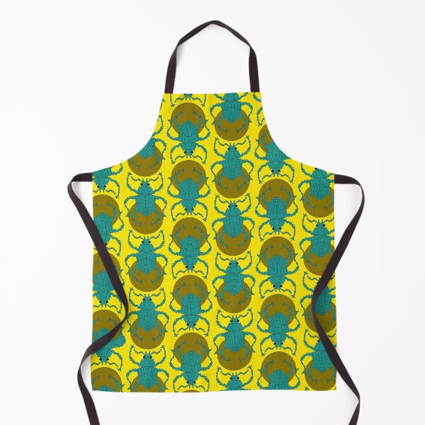 Item preview, Dung Beetle Pattern (yellow) designed and sold by jholbo.