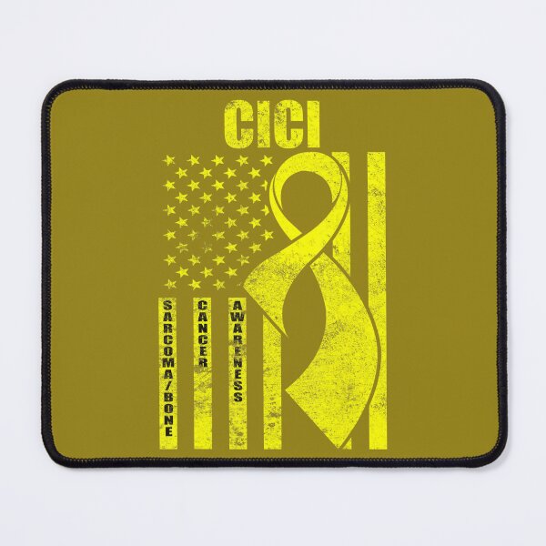 Item preview, Cici American Flag Sarcoma Bone Cancer Awareness 	 	 designed and sold by vudubncvx93.