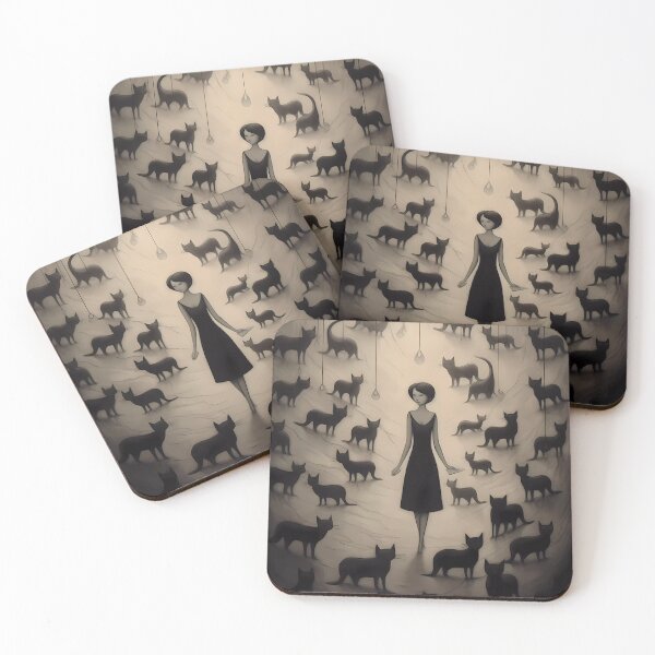 Item preview,  Cave Art Cat Lady designed and sold by KateAndersonLTD.